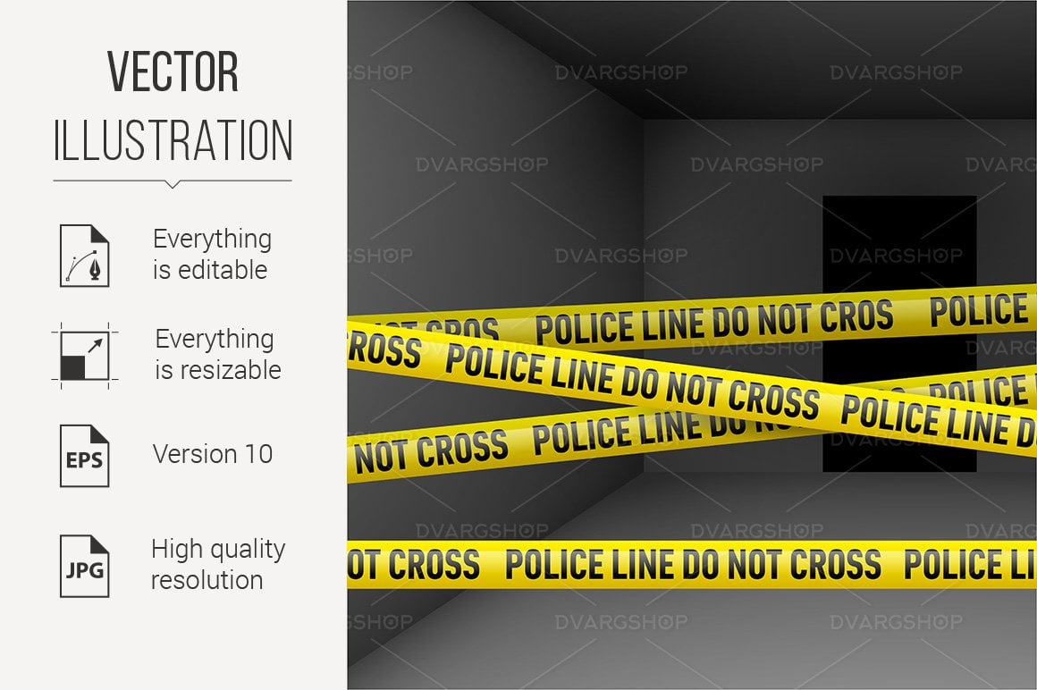 Kit Graphique #117549 Danger Police Web Design - Logo template Preview