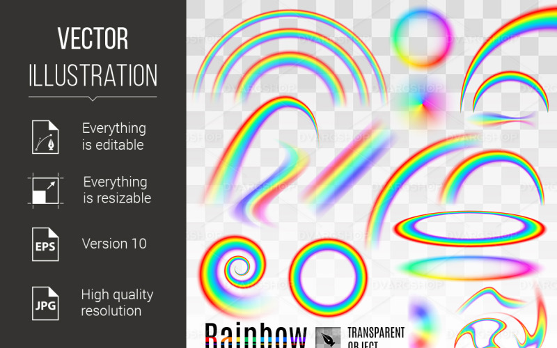 Rainbow - Vector Image Vector Graphic