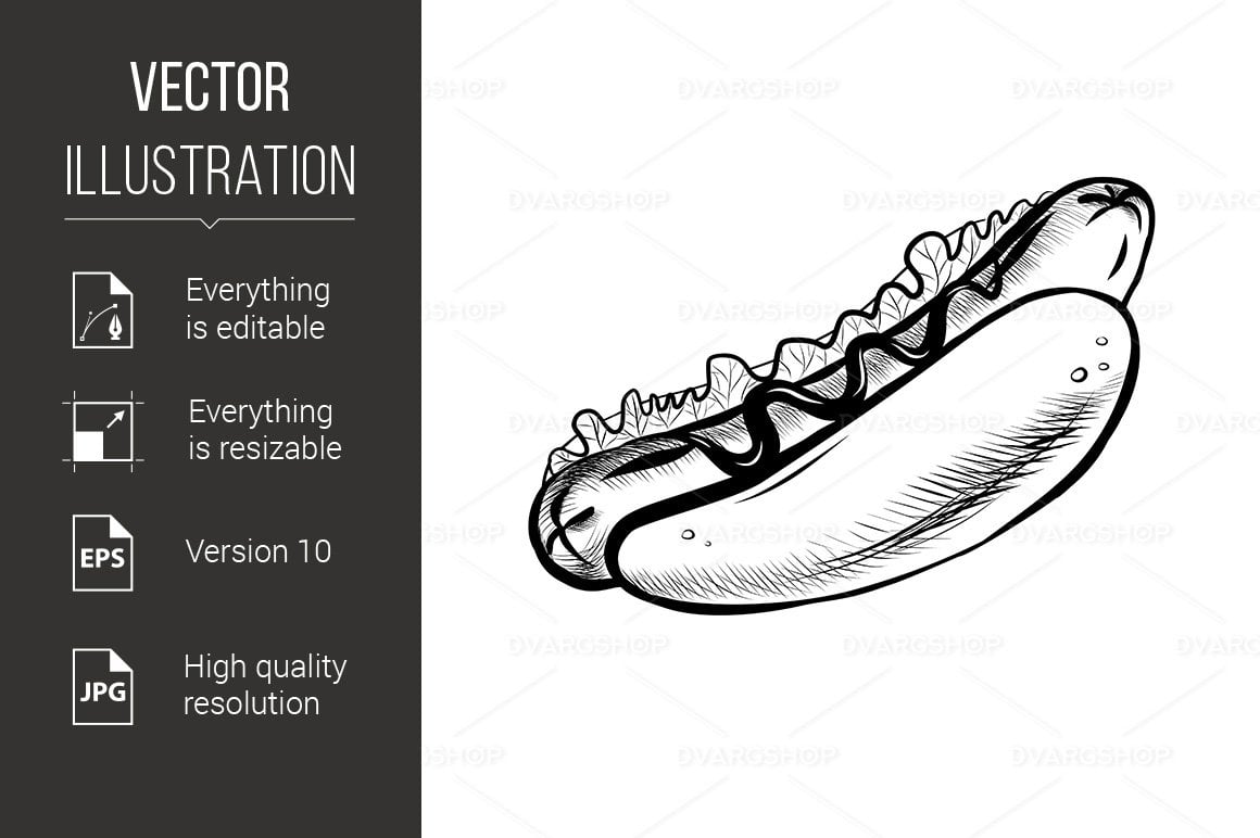 Kit Graphique #117624 Hot Dog Divers Modles Web - Logo template Preview