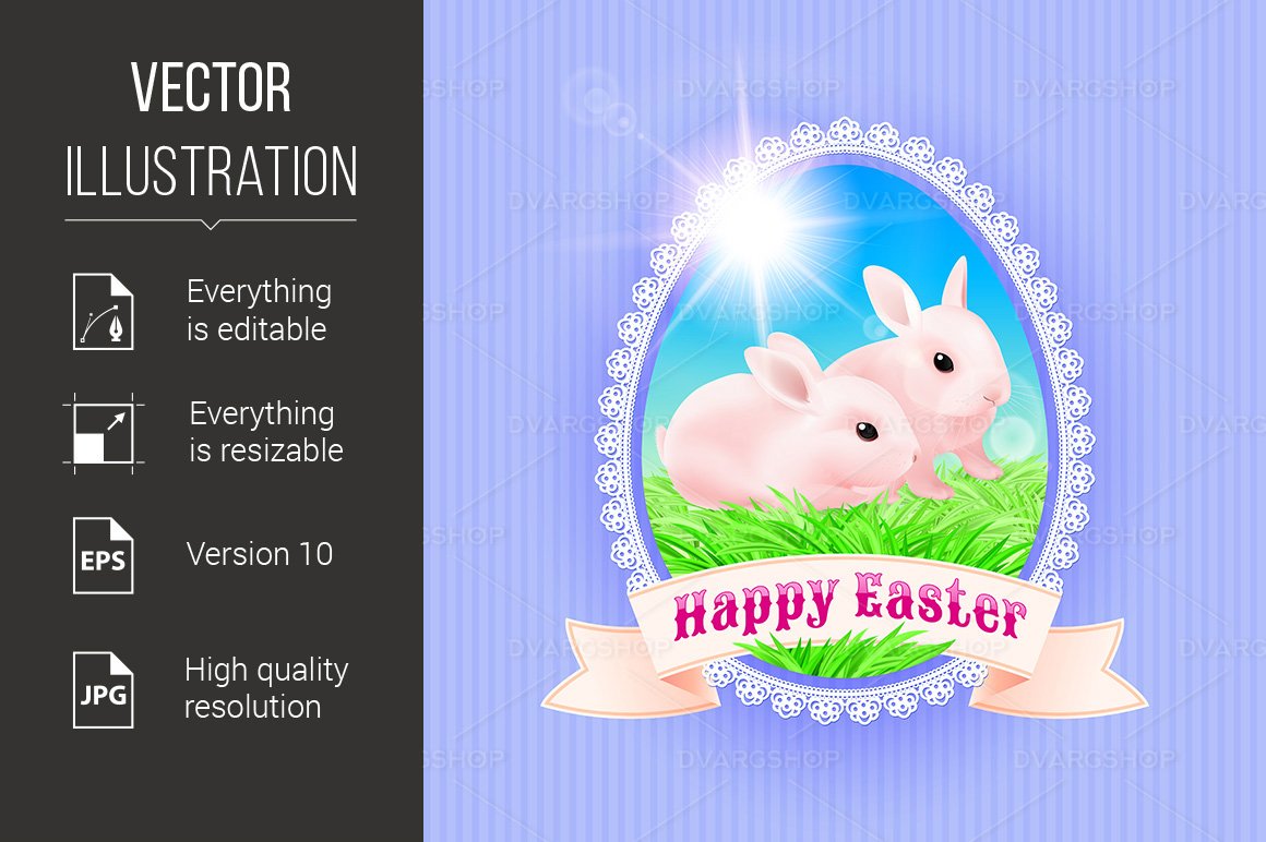 Template #117629 Easter Greeting Webdesign Template - Logo template Preview