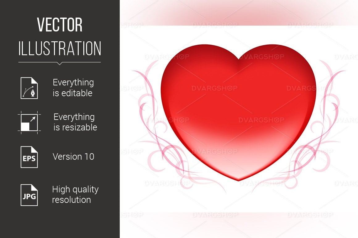 Kit Graphique #117653 Red Heart Divers Modles Web - Logo template Preview