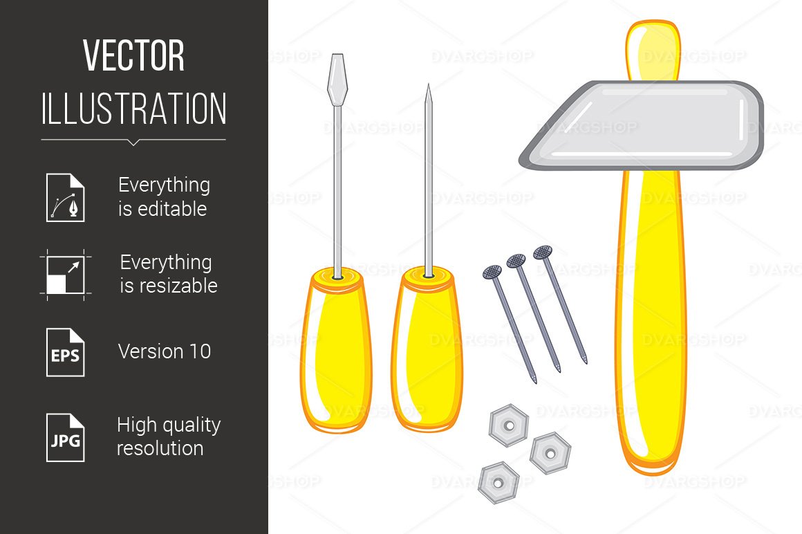 Kit Graphique #117672 Tools Rparation Divers Modles Web - Logo template Preview