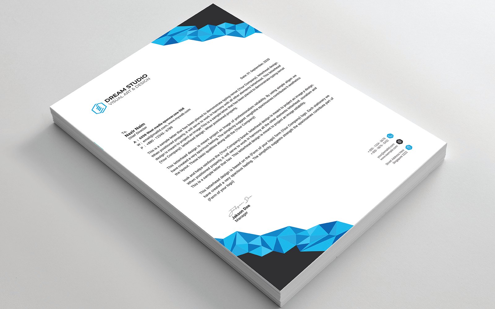 Template #117727 Readyletterheadletterhead Template Webdesign Template - Logo template Preview