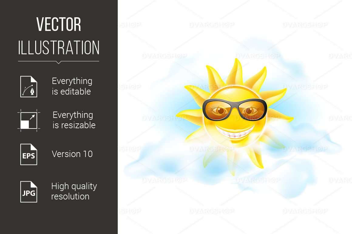 Kit Graphique #117752 Sun Cartoon Divers Modles Web - Logo template Preview