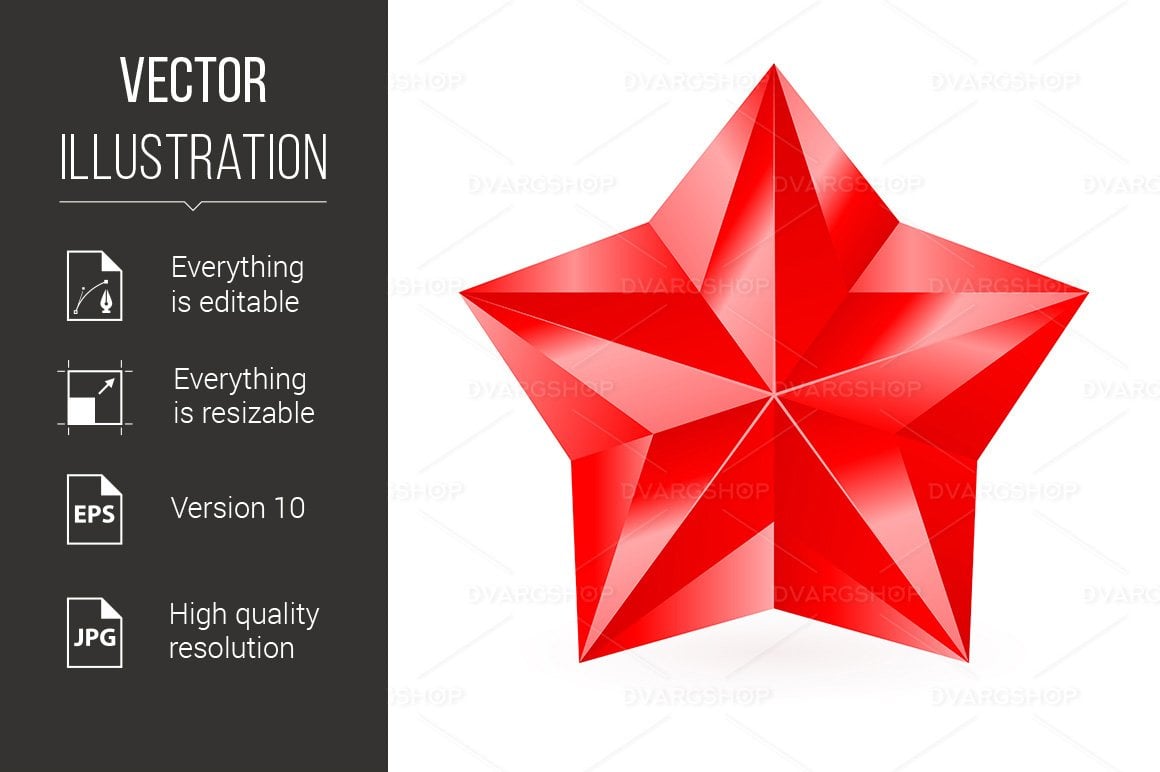 Kit Graphique #117765 Star Red Divers Modles Web - Logo template Preview