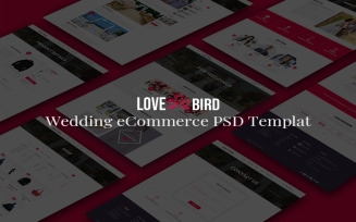 LoveBird – Wedding eCommerce PSD Template