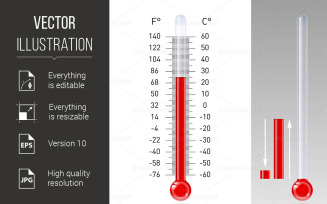 Thermometer - Vector Image