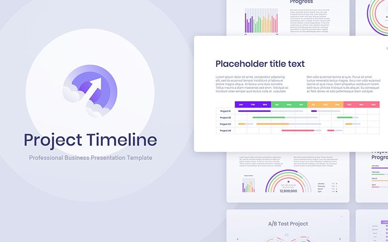Template #117833 Timeline Planning Webdesign Template - Logo template Preview