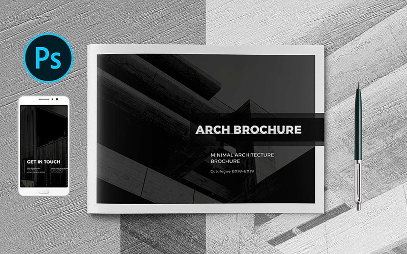Kit Graphique #117887 Architecture Noir Divers Modles Web - Logo template Preview