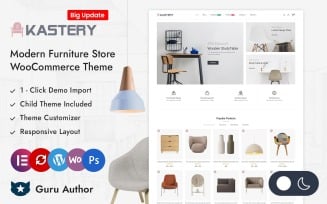 Kastery - Wood Furniture Store Elementor WooCommerce Responsive Theme