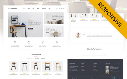 Kastery - Wood Furniture Store WooCommerce Theme
