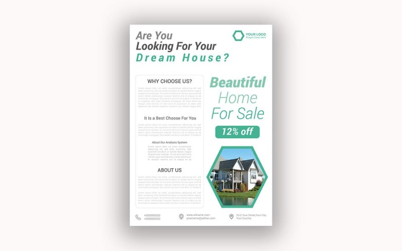 Real Estate Flyer - Corporate Identity Template