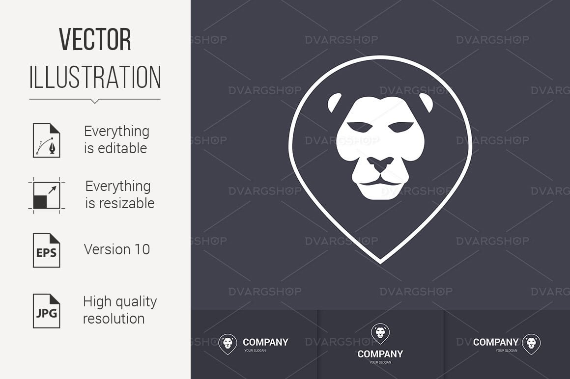 Kit Graphique #117944 Lion Logo Divers Modles Web - Logo template Preview