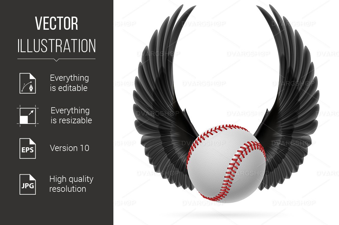 Kit Graphique #117970 Baseballe Balle Divers Modles Web - Logo template Preview