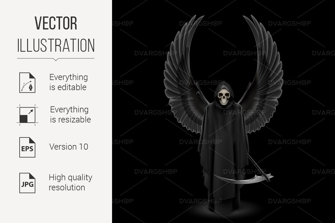 Kit Graphique #117987 Angel Mort Divers Modles Web - Logo template Preview