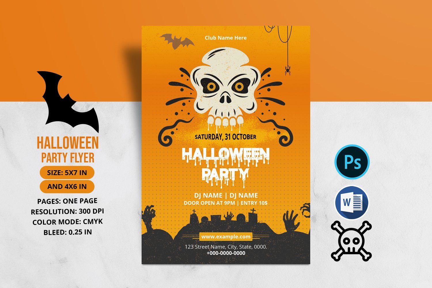 Kit Graphique #117997 Halloween Party Divers Modles Web - Logo template Preview