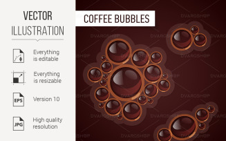 Bubbles for Drink - Vector Image