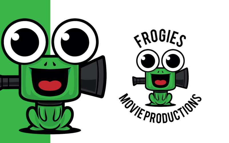 Frog Play Movie Studio Logo Template