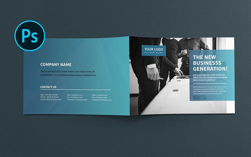 Template #118012 Annual Report Webdesign Template - Logo template Preview