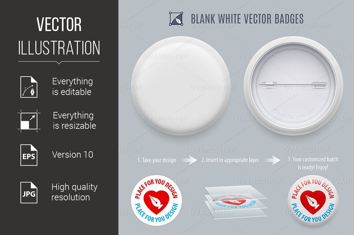 Kit Graphique #118092 Badges White Divers Modles Web - Logo template Preview