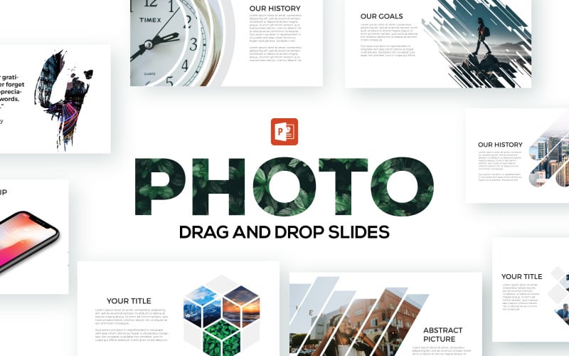 Photo Slides PowerPoint template PowerPoint Template