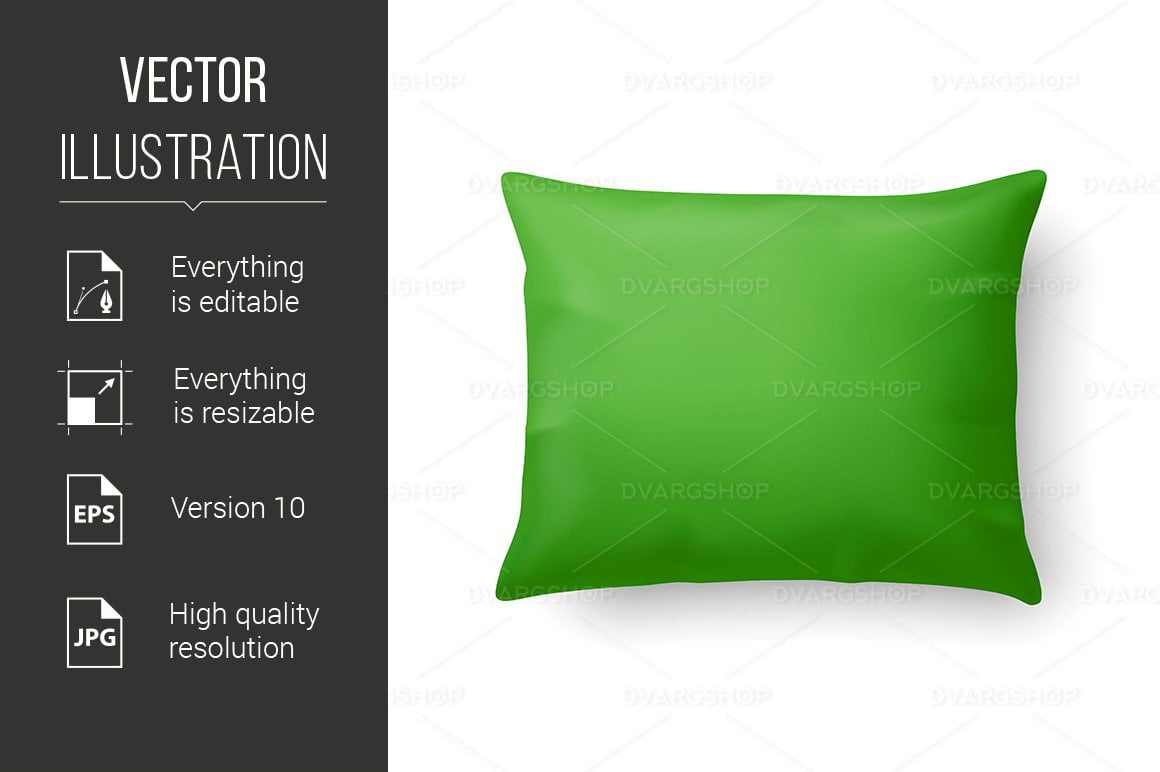 Kit Graphique #118107 Pillow Isolated Divers Modles Web - Logo template Preview