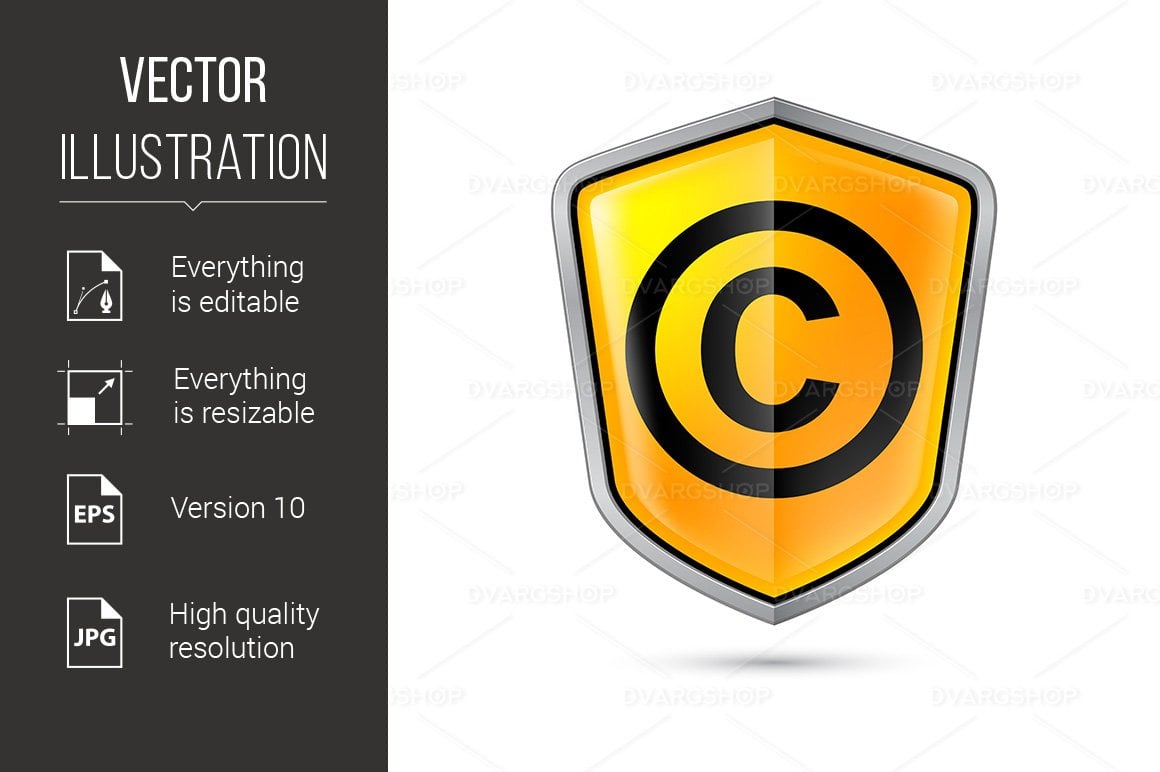 Kit Graphique #118114 Copyright Protection Divers Modles Web - Logo template Preview