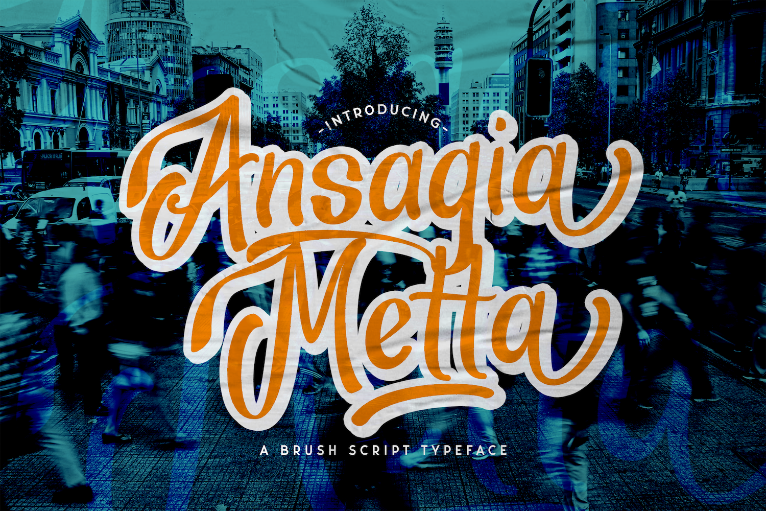 Ansagia Metta - Bold Cursive Font