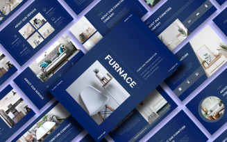 Furnace - Furniture PowerPoint template