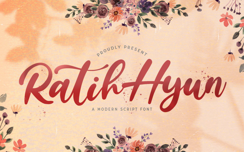 Ratih Hyun - Lovely Calligraphy Font