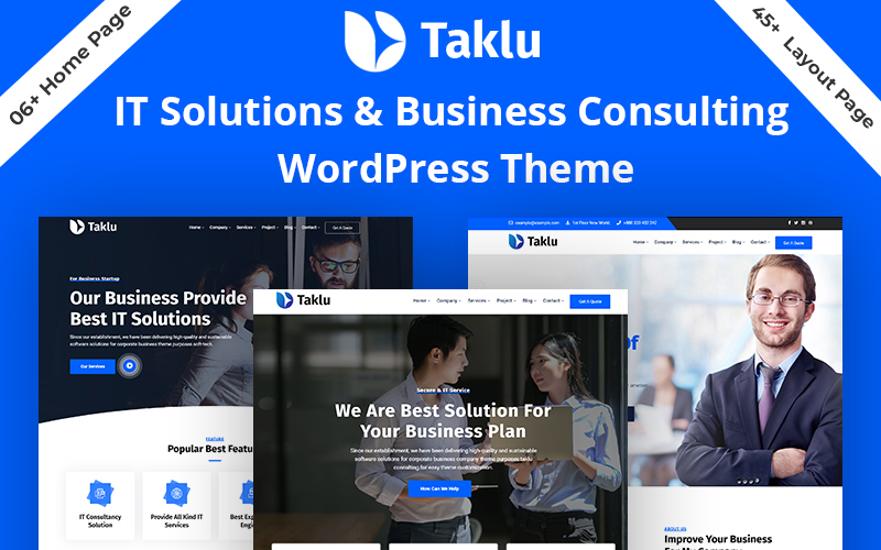 Tema De WordPress "Taklu - Technology & Business Service" #118186