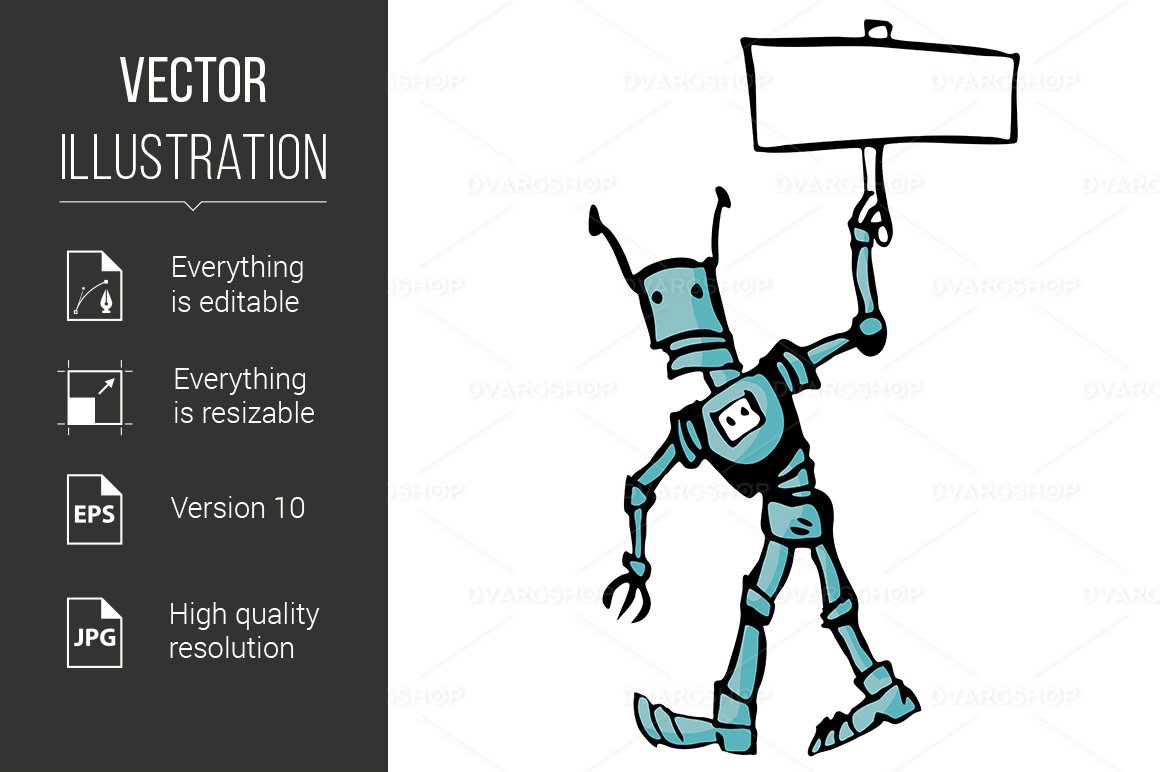 Kit Graphique #118226 Cartoon Robot Divers Modles Web - Logo template Preview