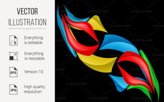 Colorful Abstract Forms - Vector Image