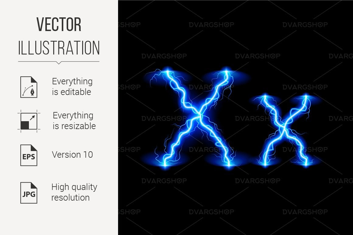 Kit Graphique #118359 Lighting Voltage Divers Modles Web - Logo template Preview