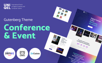Uniqel - Conference and Event WordPress Theme