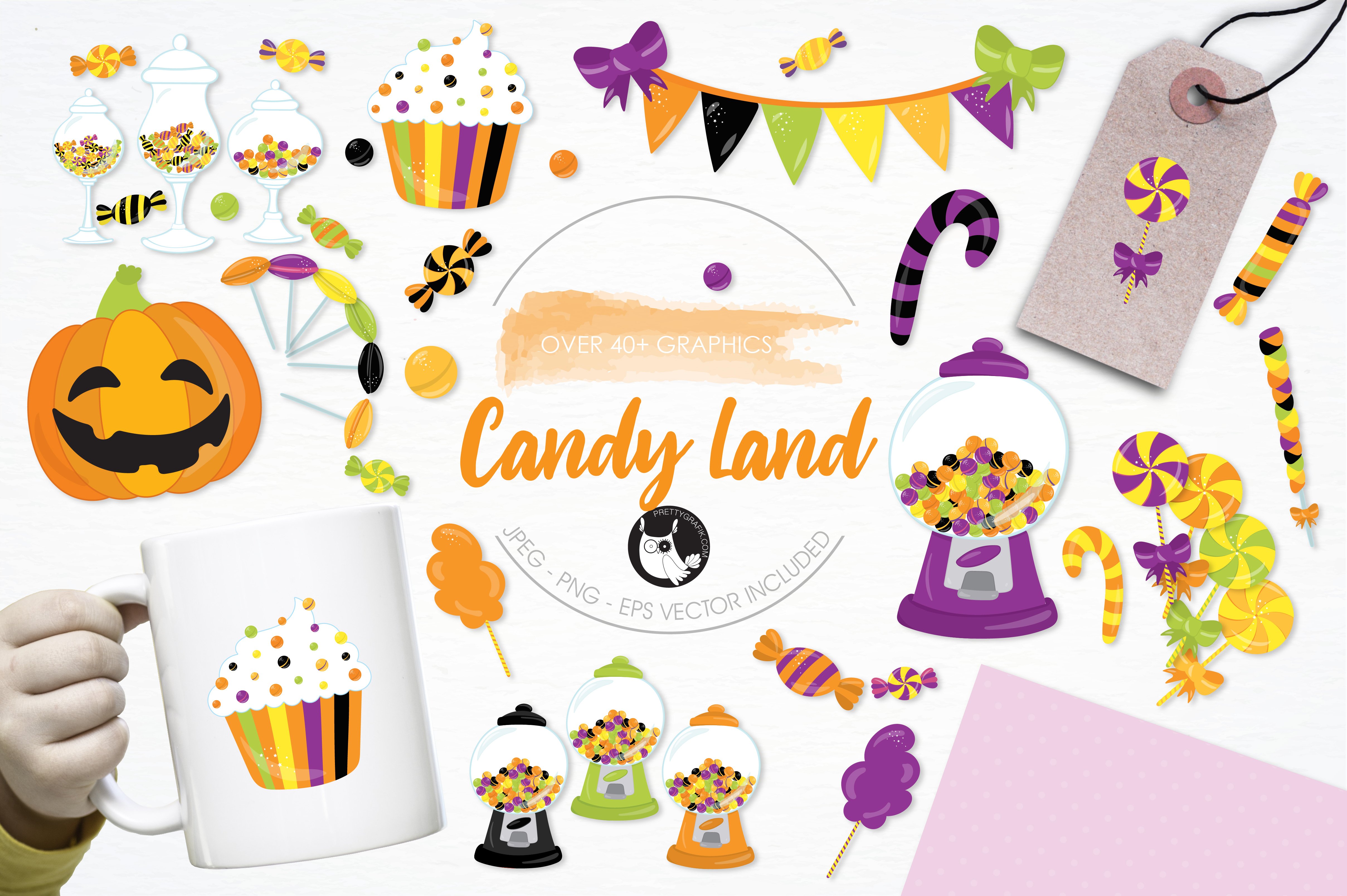 Template #118596 Pumpkin Candy Webdesign Template - Logo template Preview