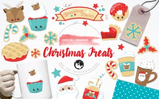 Christmas Treats Illustration Pack - Vector Image