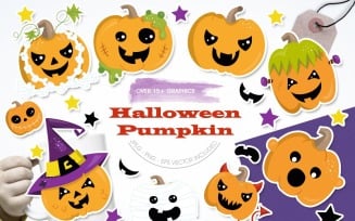 Halloween Pumpkin - Vector Image