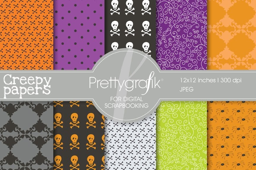 Kit Graphique #118633 Scrapbooking Skull Divers Modles Web - Logo template Preview