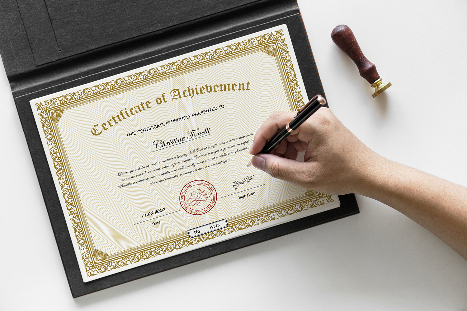 Achievement Certificate Template 118668