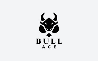 Bull Ace Logo Template