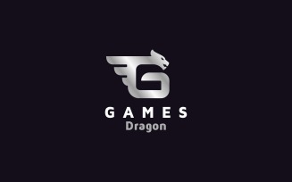 G Letter Dragon Logo Template