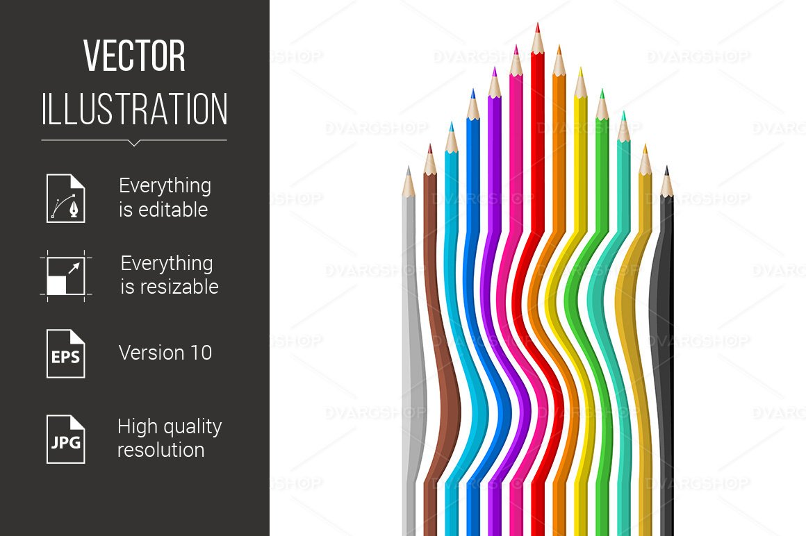 Kit Graphique #118851 Color Crayons Divers Modles Web - Logo template Preview