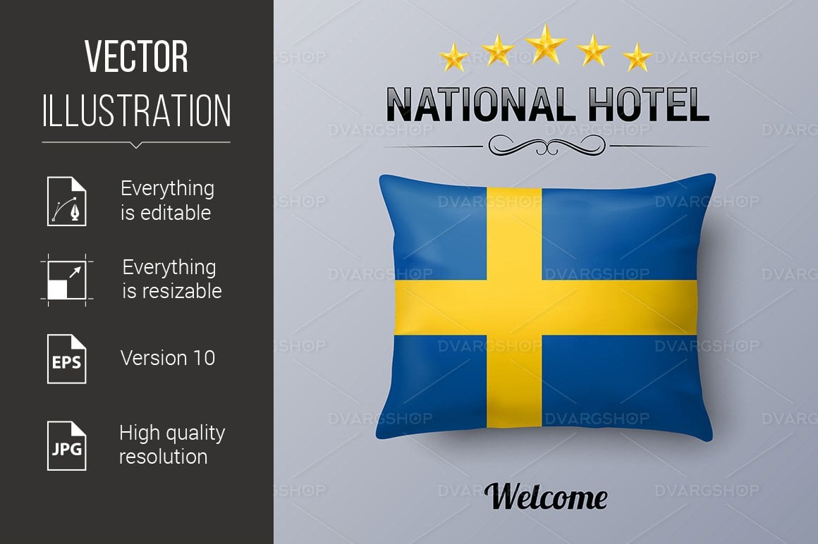 Template #118852 Pillow Hotel Webdesign Template - Logo template Preview