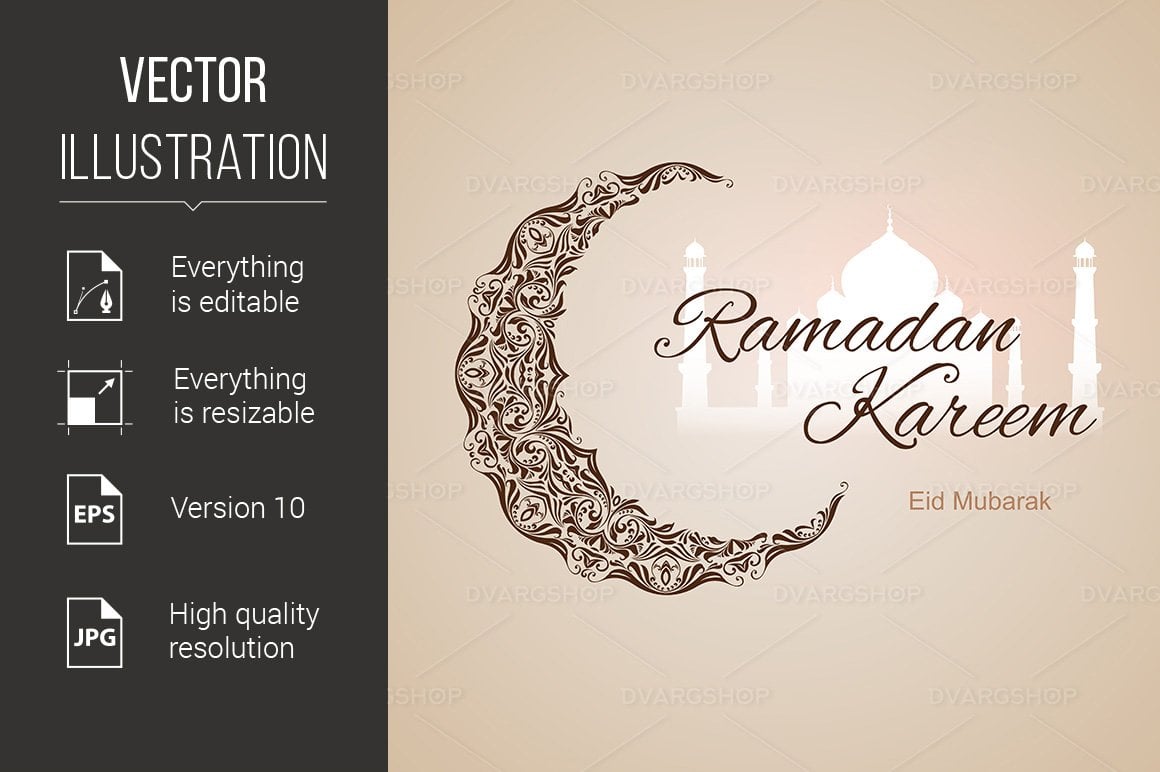 Kit Graphique #118862 Ramadan Greeting Divers Modles Web - Logo template Preview