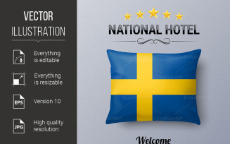 National Hotel - Vector Image
