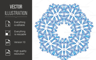 Snowflake - Vector Image
