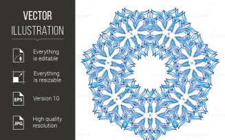 Snowflake - Vector Image