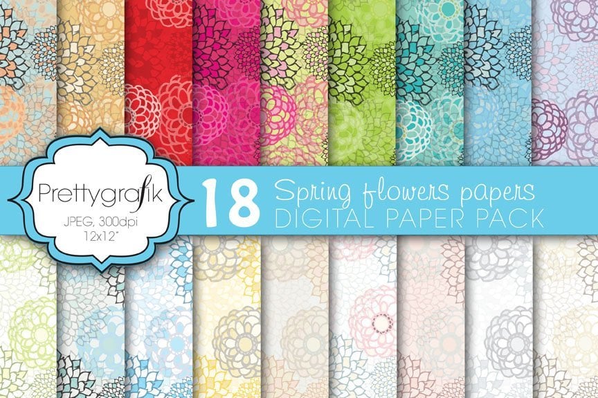 Kit Graphique #118934 Scraplivreing Printemps Divers Modles Web - Logo template Preview