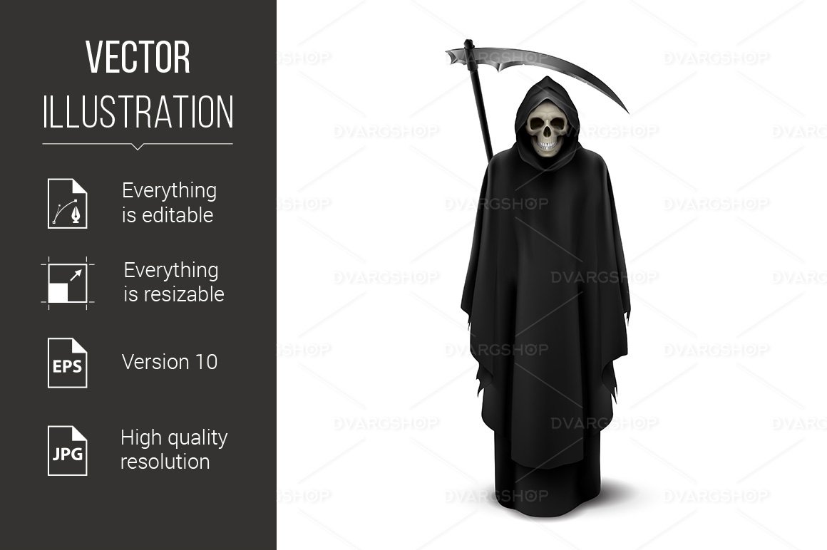 Template #118941 Death White Webdesign Template - Logo template Preview